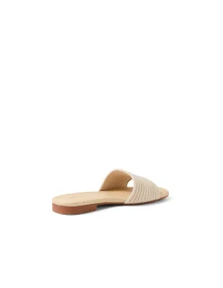 Gambol Ribbed Strap Slide Sandals
