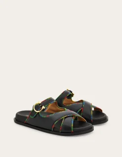 GANCINI ORNAMENT FLAT SANDAL