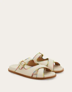 GANCINI ORNAMENT FLAT SANDAL