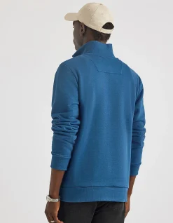 GARBO COTTON FRENCH TERRY QUARTER-ZIP SWEAT