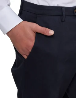 Garment Dyed Cotton Stretch Gabardine Chino