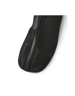 GARNIR MO BLACK MESH LEATHER