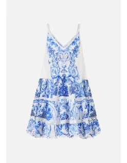 GATHER WAIST SHORT DRESS