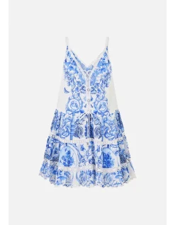 GATHER WAIST SHORT DRESS
