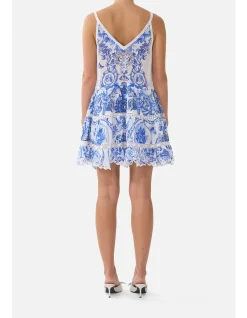 GATHER WAIST SHORT DRESS