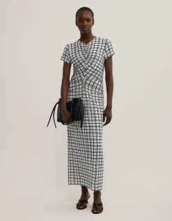 Gather Mesh Dress