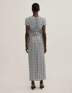 Gather Mesh Dress