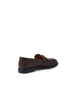 Gemia Espresso Shine Leather Loafers