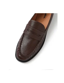Gemia Espresso Shine Leather Loafers