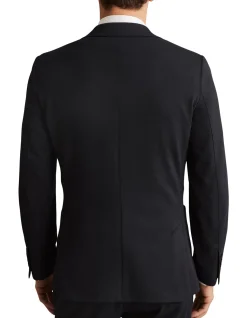 GERRARD 2B SB NOTCH TEXTURED JERSEY SUIT JACKET