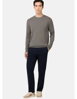 16GG SUPERFINE MERINO WOOL CREW NECK JUMPER