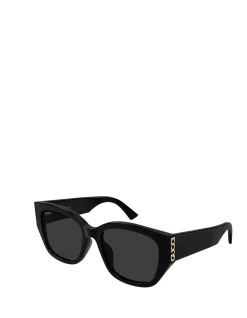GG2043SA BLACK ROUND SUNGLASSES