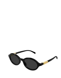 GG2153S BLACK ROUND SUNGLASSES