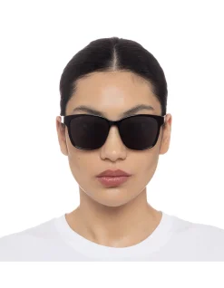 GG0417SK BLACK D-FRAME SUNGLASSES