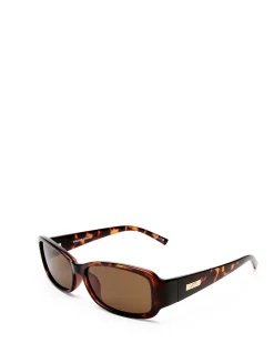 GIGGLEMUG TORT RECTANGLE BROWN MONO SUNGLASSES