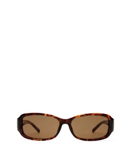 GIGGLEMUG TORT RECTANGLE BROWN MONO SUNGLASSES