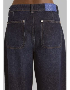 GIGI BAGGY WIDE TURN-UP JEANS