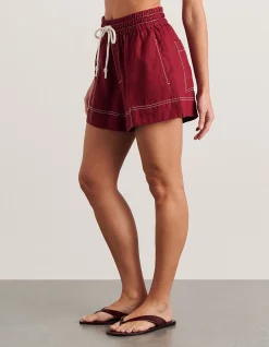 GIGI LINEN PULL ON SHORT
