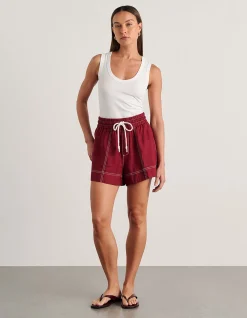 GIGI LINEN PULL ON SHORT