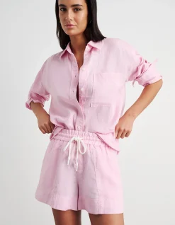 GIGI LINEN PULL ON SHORT