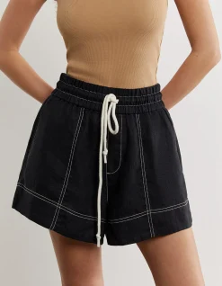 GIGI LINEN PULL ON SHORT