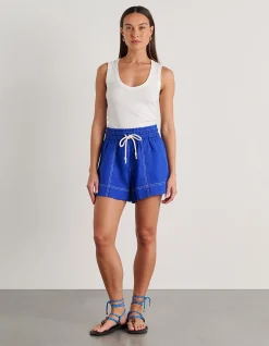 GIGI LINEN PULL ON SHORT
