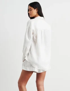 GIGI LINEN RELAXED LONG SLEEVE SHIRT