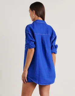 GIGI LINEN RELAXED LONG SLEEVE SHIRT