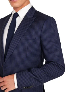 GINGHAM SUIT JACKET