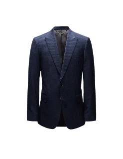 GINGHAM SUIT JACKET