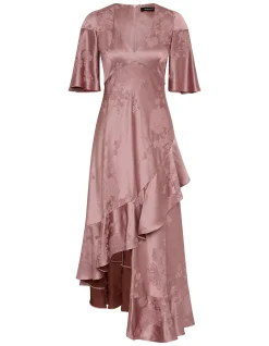 Gisele Flounce Sleeve Midi