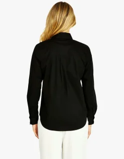 Glamour Gem Embellished Cotton Long Sleeve Shirt