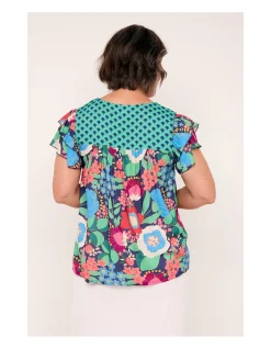 GOLDIE FLUTTER TOP