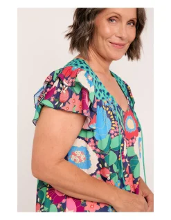 GOLDIE FLUTTER TOP