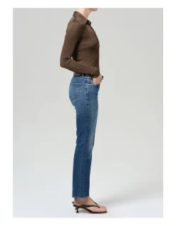 Goldie Kick Flare Mid Rise Flared Jeans