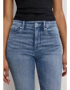 Good Legs Sculpting Mid Rise Straight Jeans 70 cm