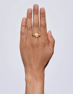 Gorgoneion Guard Ring - 18K Solid Plated