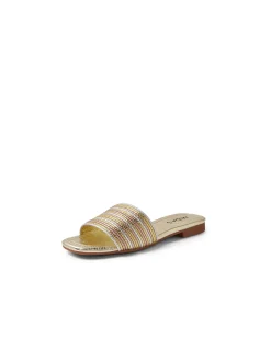 Gracey Multi Metallic Slide Sandals