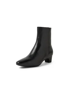 Gravitas Chisel Toe Leather Ankle Boots
