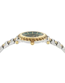 Greca Sphere Nova Green Guilloche Bracelet Watch