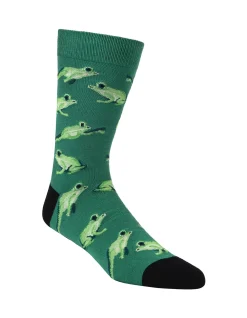 GREEN TREE FROG BAMBOO SOCK