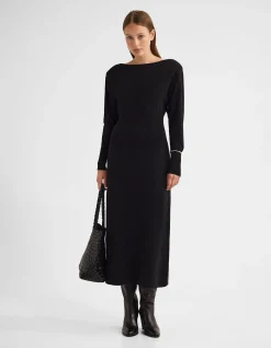 GRETA KNITTED BALLOON SLEEVE DRESS
