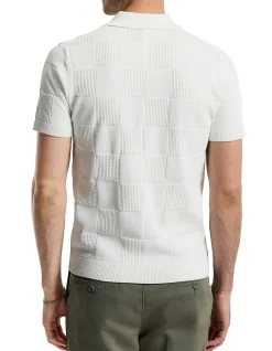 GRID STITCH POLO