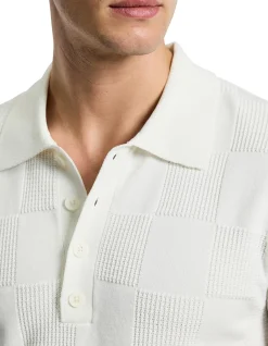 GRID STITCH POLO