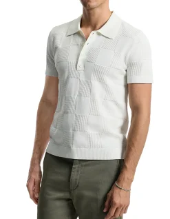 GRID STITCH POLO