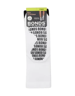 Grip Half Crew Non Slip Studio Socks 2 Pack