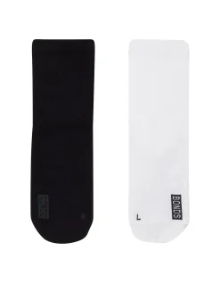 Grip Half Crew Non Slip Studio Socks 2 Pack