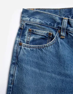 Gritty Jackson Mid Waist Straight Leg Jeans