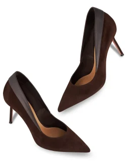 GUANTO SUEDE LEATHER PUMP 85