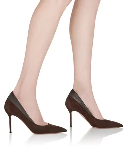 GUANTO SUEDE LEATHER PUMP 85